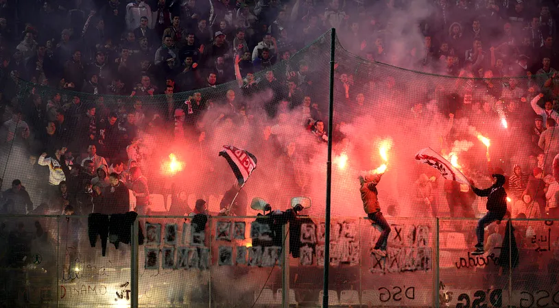 FOTO | Gest superb al fanilor rapidiști! Ce banner au afișat la meciul cu Dacia Unirea Brăila