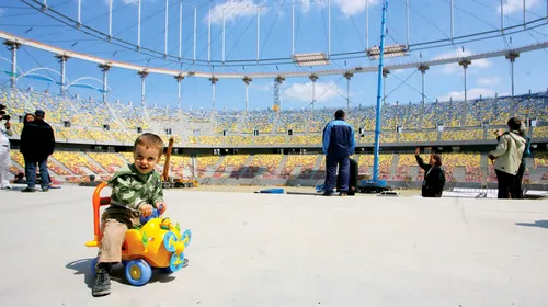 „Mami, uite ce stadion mare avem!”** Românii au rămas impresionați de noul stadion Național