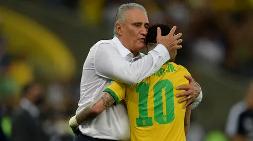 Neymar, mesaj pentru Tite după ce antrenorul și-a dat demisia de la naționala Braziliei: „M-ai vorbit de rău, dar ești unul dintre cei mai buni!”