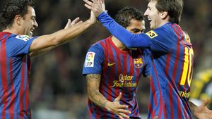 Asta îl va scoate din minți pe Mourinho!** BarÃ§a a rămas la 7 puncte în urma Realului, Messi și Xavi se plâng de arbitraj! "Sunt aroganți"