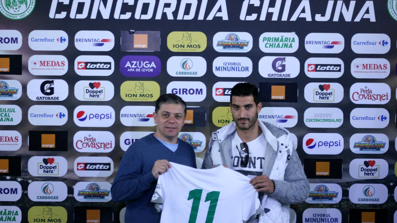 Younes Hamza a revenit în Liga 1. Atacantul tunisian a semnat până la finalul sezonului cu Concordia Chiajna