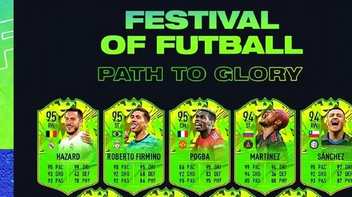 A doua echipă „Path To Glory” a fost lansată în FIFA 21! Ce jucători de la <i class='ep-highlight'>EURO</i> <i class='ep-highlight'>2020</i> pot obține upgrade-uri în joc