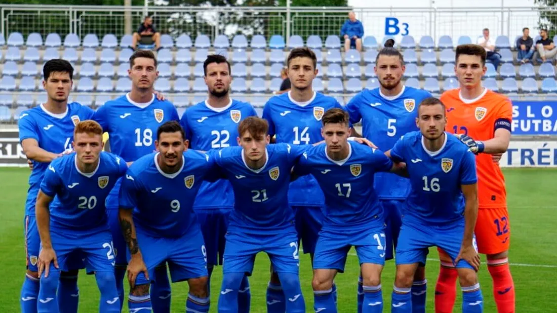 România U21, abonată la eșecuri rușinoase: a pierdut cu Slovacia U21 după ce a condus la două goluri. Cât au jucat fotbaliștii din Liga 2