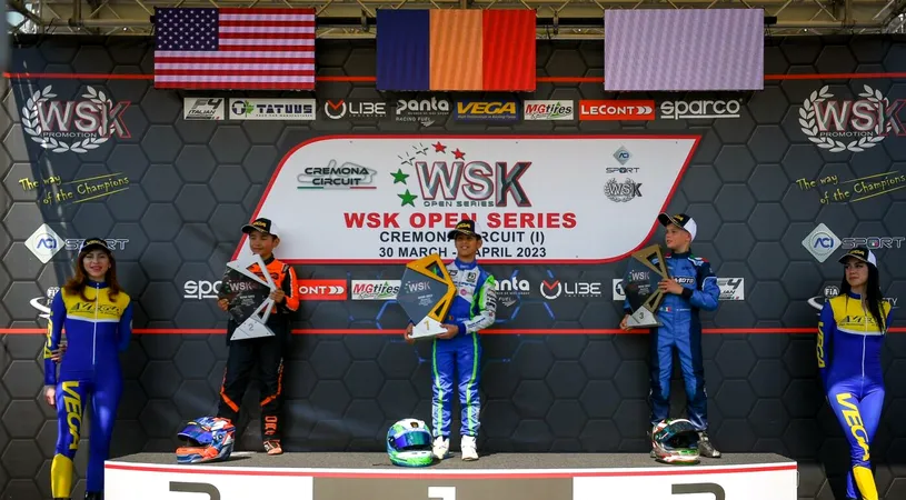 Bogdan Cosma Cristofor, locul 1 la WSK Series în karting! „Vreau numărul unu mondial!