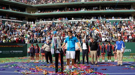 Roger Federer s-a impus pentru a patra oară la Indian Wells
