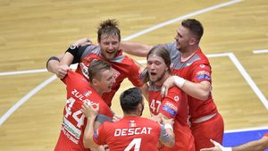 Dinamo a câștigat clar primul derby al campionatului, cu HC Dobrogea Sud Constanța. Campionii și-au învins rivalii pentru a doua oară în ultimele două săptămâni