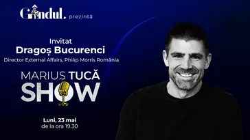 Marius Tucă Show începe luni, 23 mai, de la ora 19.30, live pe gandul.ro