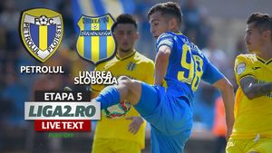 Petrolul câștigă fără probleme cu Unirea Slobozia, după ce a fost condusă pe ”Ilie Oană”. Echipa lui Nae Constantin leagă a doua victorie în play-off și mai face un pas spre Liga 1