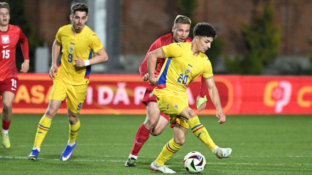 România U20 – Polonia U20 0-1. Fără victorie în Elite League pentru echipa lui Iencsi