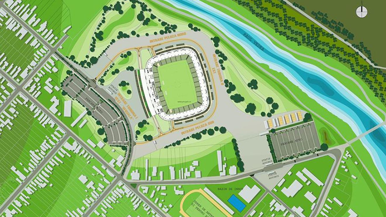 INCREDIBIL | După Alexandria, o altă localitate fără echipă în Liga 1 va avea stadion nou: "A fost cerut de FRF!" Orașul are aprope 80.000 de locuitori 