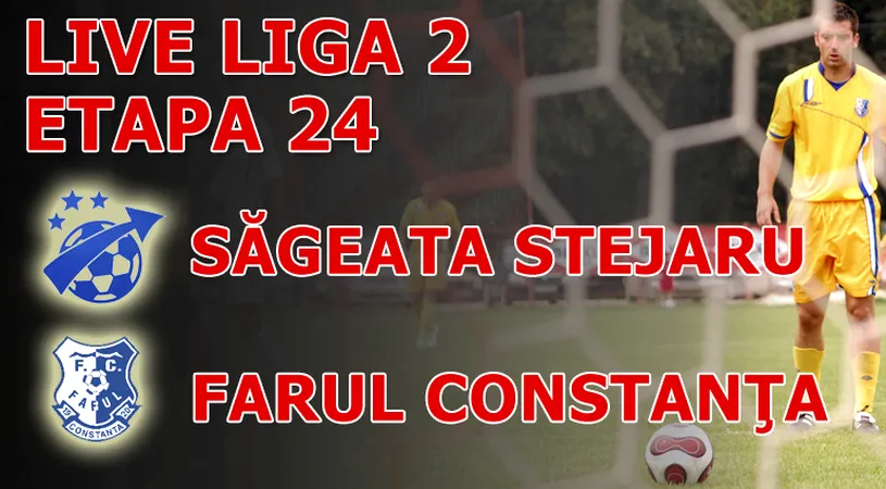 Un fleac, i-au ciuruit!** Săgeata - Farul 3-0