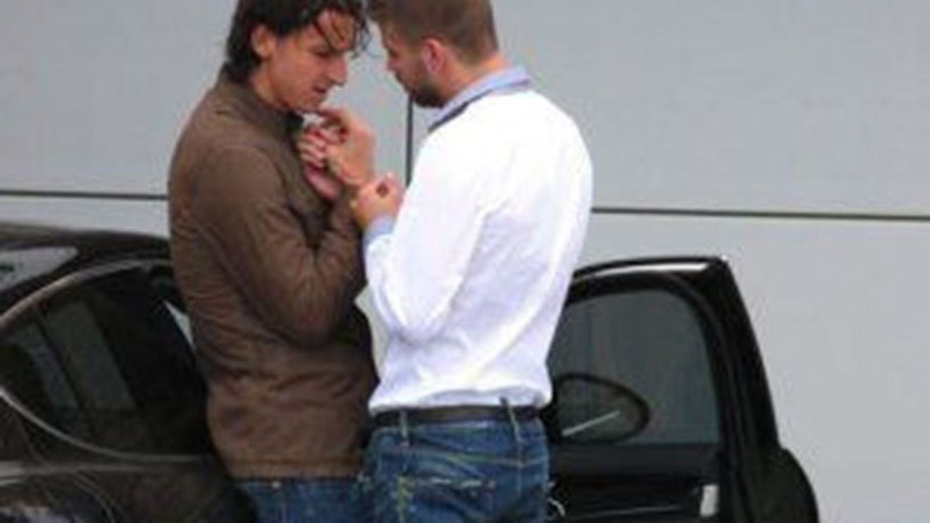 Pentru prima dată, Pique a vorbit deschis despre această imagine cu el și Ibrahimovic. Ce au discutat în momentul în care au fost fotografiați