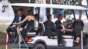 Florinel Coman, „fentă” de şeic la nunta lui Ianis Hagi: a fost dus la petrecere cu maşinuța de golf!