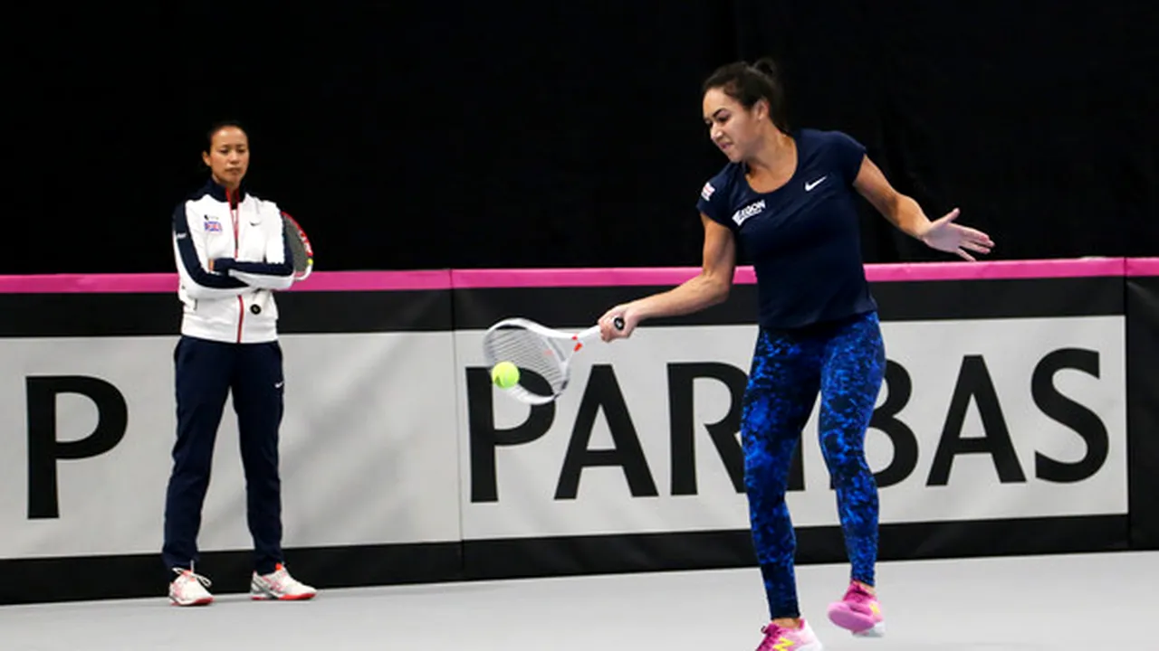 Britanicele sunt încrezătoare înaintea meciului cu România din Fed Cup. Reacția căpitanului nejucător după tragerea la sorți