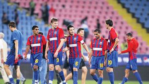 Dorinel și-a băgat jucătorii în ședință