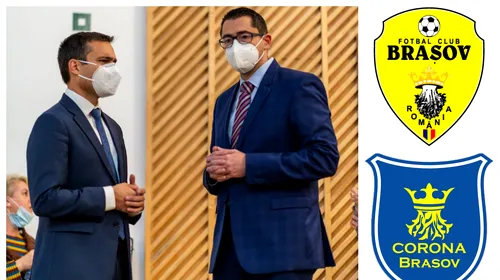 Primarul și viceprimarul sunt pentru un proiect ”new FC Brașov”, dar au opinii diferite despre echipa de fotbal a Coronei. Liga Suporterilor Stegari a reacționat