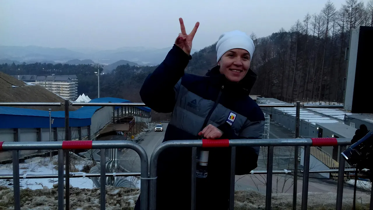 Raluca Strămăturaru se simte bine pe pista olimpică de la PyeongChang: 