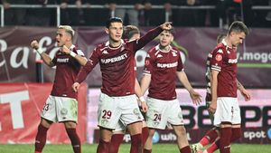 A debutat cu două goluri în Rapid - Farul 5-0 și deja se gândește la naționala României