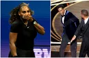 Serena Williams a vorbit în premieră despre palma dată de Will Smith pe scena Premiilor Oscar, la un an de la incident: „Nu e sfârșitul lumii!” VIDEO