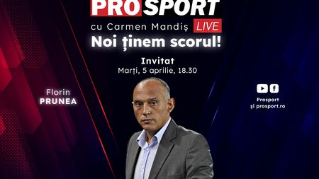 ProSport Live, o nouă ediție pe prosport.ro! Florin Prunea vorbește despre lupta la titlu din Liga 1 și despre situația prin care trece Dinamo!