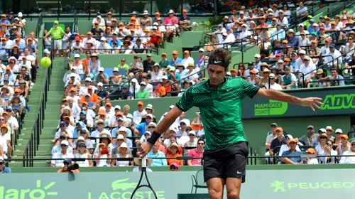 Roger Federer a urcat pe locul 4 în clasamentul mondial, după ce l-a învins pe Nadal în finala de la Miami! Cum arată TOP 10 ATP