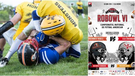 Cluj Crusaders - Bucharest Rebels, a șasea finală a campionatului românesc de fotbal american. TVR3 transmite în direct meciul de pe Cluj Arena