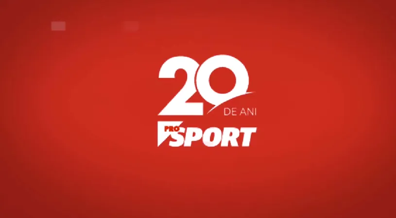 23 de ani de ProSport! VIDEO DE COLECȚIE. „Acum 20 de ani…”. Urarea sportivilor români în ziua în care ProSport împlinește două decenii de viață. Echipa de vis: Nadia, Hagi, Năstase. Plus: tricoul lui Popescu și săritura Drăgulescu, pasa lui Mutu, aterizarea lui Oprea și surpriza Sandrei | Articol publicat la ceas aniversar în 2017