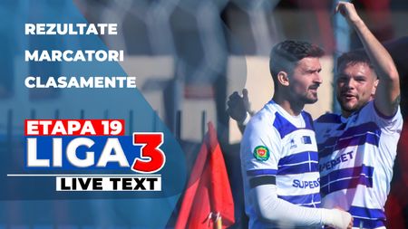 Etapa 19 Liga 3 | Dinamo 2 a spulberat ”satelitul” Voluntariului. Vâlcea s-a împiedicat acasă, Şoimii Gura Humorului a reușit un set în deplasare