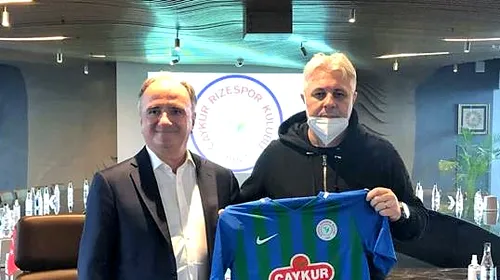 BREAKING NEWS | Marius Șumudică a semnat contractul cu Rizespor și va sta pe bancă la meciul cu Fenerbahce