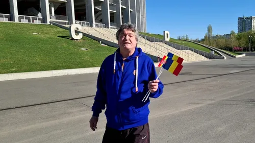 Sorin Răducanu, show la Arena Națională după ce a fost interzis la alegerile FRF! Mesaj dur pentru Răzvan Burleanu: „Ceaușescu reales!” | FOTO & VIDEO EXCLUSIV