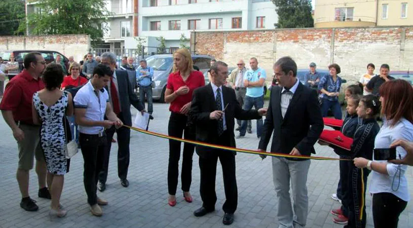 Camelia Potec, prezentă la deschiderea sălii de gimnastică Emilia Eberle din Arad