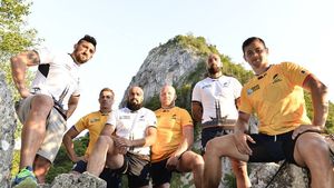"Stejarii" vor purta însemne solare și modelele Pandurilor pe tricouri, la Cupa Mondială de rugby! AMR 31 de zile până la competiția din Anglia