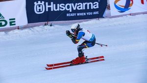 Soția unui fotbalist din Liga 1 a câștigat cea mai importantă competiție internațională de schi din Poiana Brașov!