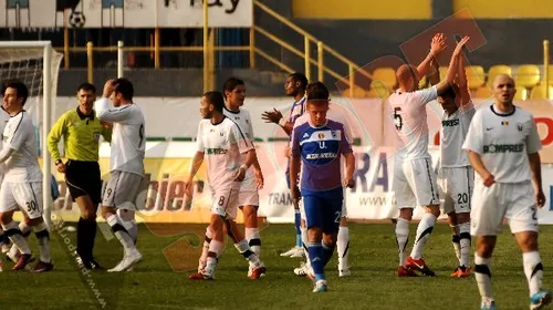 Următoarea oprire: Liga 2!** Universitatea Cluj – „U” Craiova 3-0