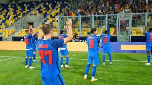 Dunajska Streda - FCSB 0-1, în prima manșă din turul 3 preliminar al Conference League | Roș-albaștrii se impun după golul fundașului Joonas Tamm