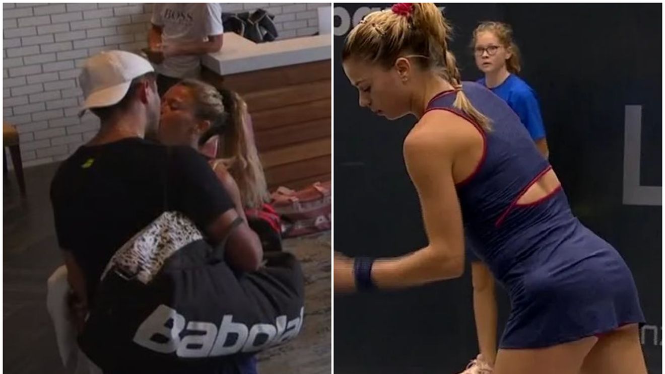 Camila Giorgi, la fel ca Mihaela Buzărnescu! Italianca s-a cuplat cu un tânăr mai mic cu 7 ani decât ea! Unde au fost surprinși sărutându-se | GALERIE FOTO