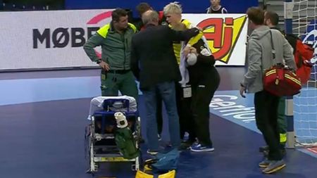 România - Germania 23-22! Zamfir aduce victoria la ultima fază și tricolorele termină EURO pe locul 5. Accidentare gravă în ultima secundă după un contact Zamfir - Woltering