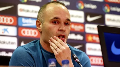 Andres Iniesta șochează: 