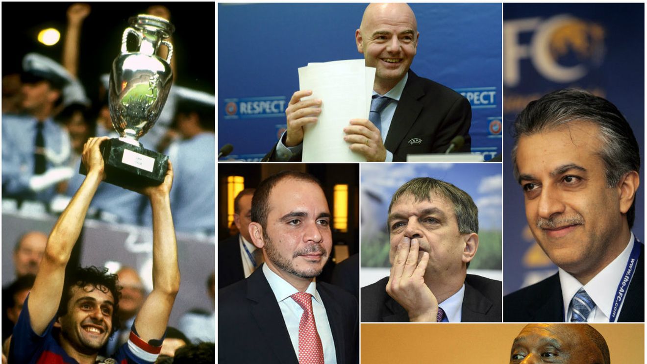 PORTRETE | Cine sunt candidații la șefia FIFA. Prințul securist, șeicul anchetator, avocatul oportunist, diplomatul ratat și parvenitul tranziției sud-africane sunt opțiunile rămase după eliminarea lui Platini. Burleanu a votat cu securistul 