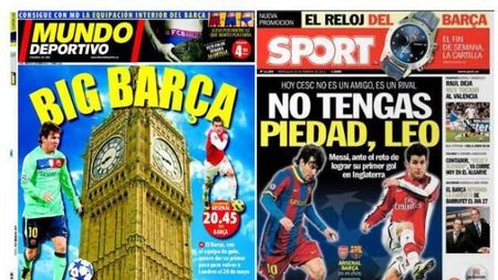 BarÃ§a: "Noi dăm ora exactă"** Wenger: "Este momentul să ne batem cu extratereștrii"