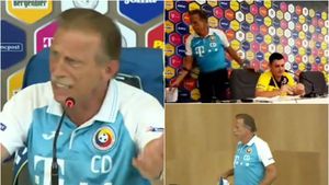 Întrebarea care l-a făcut pe Daum să-și piardă cumpătul! "Minciuni nebune! Uneori mă simt mai român decât voi!" VIDEO | Selecționerul a plecat nervos din conferință: "De ce să plec? Doar din cauza rezultatelor!?"