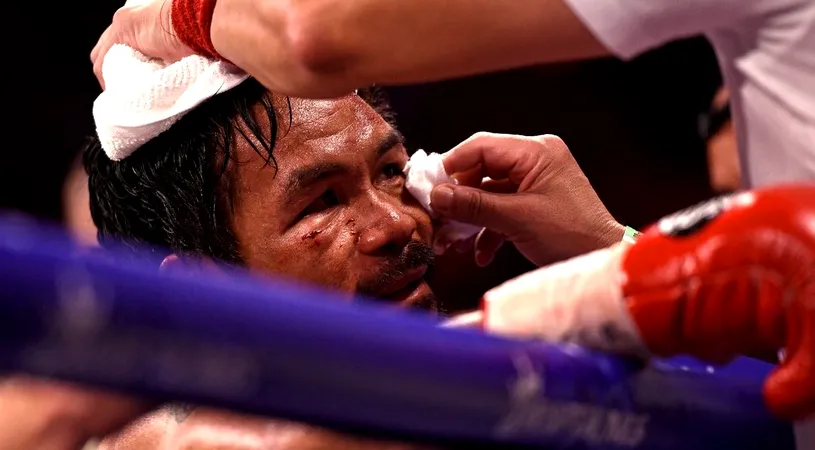 Manny Pacquiao a urcat din nou în ring, după doi ani, dar adversarul i-a stricat revenirea lui „PacMan