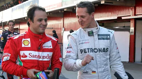 Massa va avea pe cască inițialele lui Michael Schumacher, la Marele Premiu al Australiei