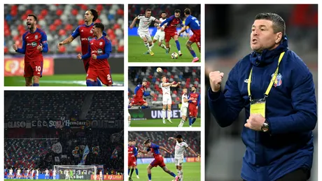 Steaua se apropie la un punct de play-off! Victorie la limită cu FK Miercurea Ciuc, dar foarte importantă. Daniel Oprița: ”Felicit jucătorii, au dat dovadă de maturitate”