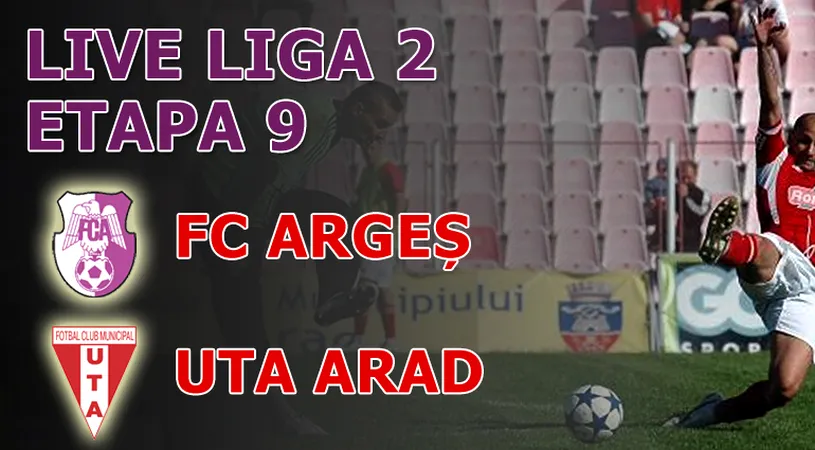 Arădenii au scos LASOul la Pitești!** FC Argeș - UTA 0-2