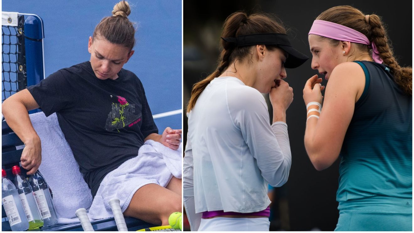 Simona Halep nu ar vrea să vadă asta! Ce au făcut împreună Sorana Cîrstea și Jelena Ostapenko la US Open | FOTO