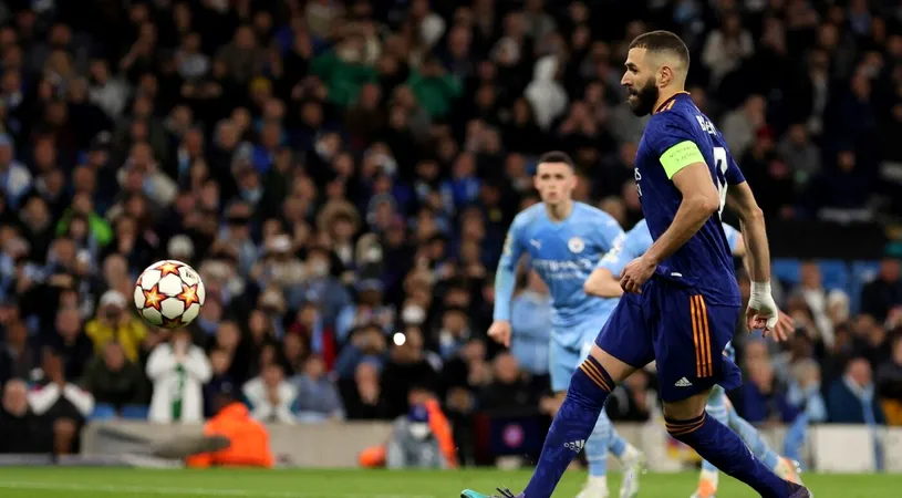 O execuție cât un Balon de Aur! Prima reacție a lui Karim Benzema, după ce a marcat din Panenka în semifinala cu Manchester City: „Dacă nu încerci, nu poți rata!”
