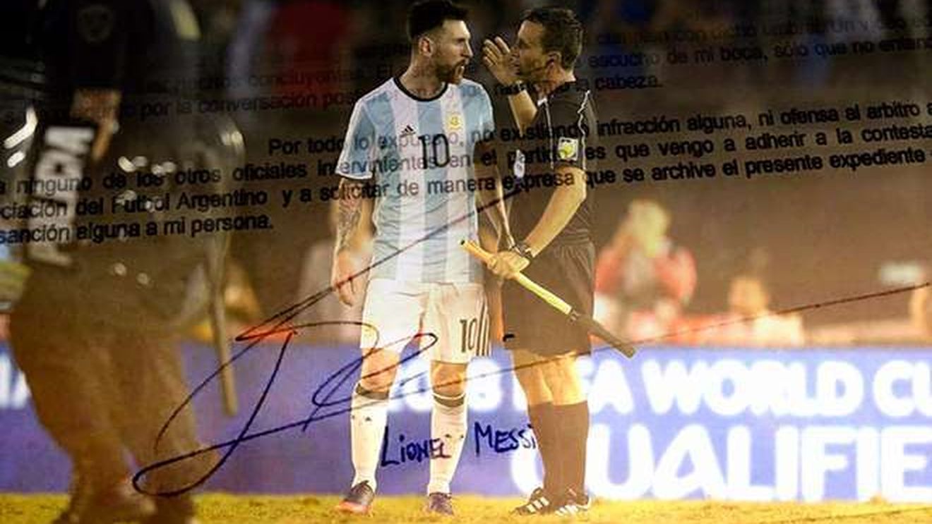 Messi nu vrea să își accepte soarta: "Nu l-am înjurat pe arbitru, vorbele au fost spuse în aer!" Scrisoarea trimisă către FIFA