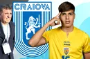 Luca Băsceanu de la Universitatea Craiova, trimis acasă pentru indisciplină de la 2.500 de kilometri! Lecția primită de giuvaierul pe care oltenii i-au plătit 1.000.000 de euro lui Hagi: „A refuzat să se încălzească, urma să intre ultimele minute”. EXCLUSIV