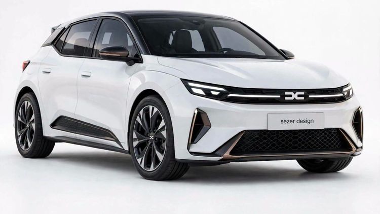 Cum ar putea arăta noua Dacia Sandero 2028! Italienii au prezentat imaginile cu versiunea electrică